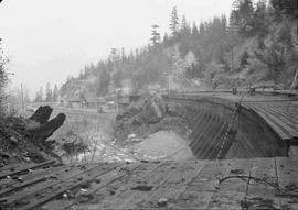 Northern Pacific Stampede Tunnel at Martin, Washington, in 1943.