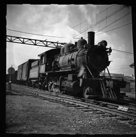 Pacific Coast Railroad steam locomotive number 16 at Renton, Washington in 1951.