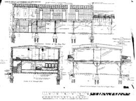 Spokane, Portland, and Seattle Railway Engineering Drawing, Freight House at Portland, Oregon, 1906