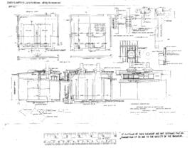Spokane, Portland, and Seattle Railway Engineering Drawing, Roundhouse at Vancouver, Washington, ...