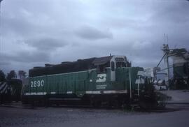 Burlington Northern 2890 at Everett, Washington in 1995.