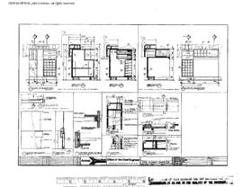 Amtrak Engineering Drawing, Amtrak Depot at Tacoma, Washington, 1981