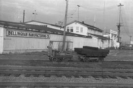 Great Northern Speeder with Trailer, South Bellingham, Washington, undated