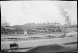 Union Pacific Railroad steam locomotive number 7864 at Tacoma, Washington in 1935.
