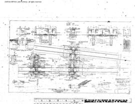 Northern Pacific Engineering Drawing, Roundhouse at Parkwater, Washington, 1942