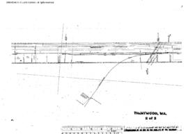 Plat Map of Northern Pacific Facilities at Trentwood, Washington, 1942