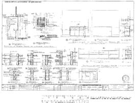 Chicago, Burlington and Quincy Engineering Drawing, Yard Office at Alliance, Nebraska, 1981