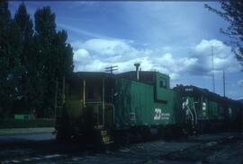 Burlington Northern 12538 at Bellingham, Washington in 1983.