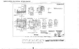 Great Northern Engineering Drawing: Abutment Number 4, Bridge 39.3 - Highway, North of Loon Lake,...