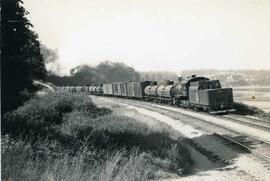 Great Northern Railway steam locomotive 1105 in Washington State, undated.