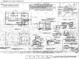 Northern Pacific Engineering Drawing, Section Motor Car and Tool House at Auburn, Washington, 1959