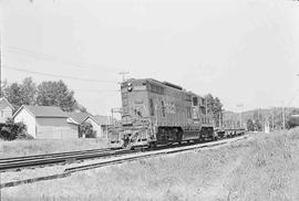 Chehalis Western Diesel Locomotive Number 1632 at Centralia, Washington in September, 1975.