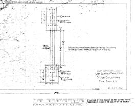 Great Northern Engineering Drawing, Power Plant at East Glacier Park, Montana, undated