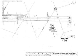 Plat Map of Great Northern Facilities at Fife, Montana, 1914