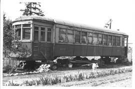 Seattle & Rainier Valley Railway Car 206 in Seattle, Washington, 1950