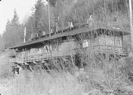 Northern Pacific station at Eagle Gorge, Washington, in 1943.