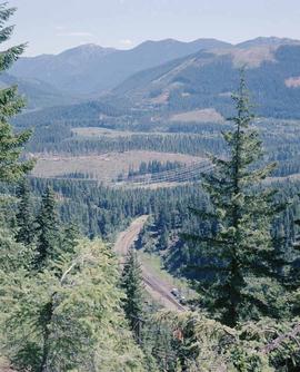 Burlington Northern tracks at Martin, Washington, in 1979.