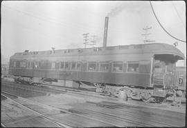 Great Northern Railway passenger car number Car 1656 at Seattle, Washington, circa 1938.