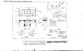 Northern Pacific Engineering Drawing: General Plan, Bridge 129 - Farm Road, West of De Smet, Mont...