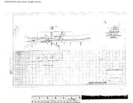 Northern Pacific Engineering Drawing, Bunk Houses and Section Foreman's Dwelling at Noxon, Montan...