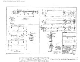 Great Northern Engineering Drawing, Diesel Service Building at Interbay, Washington, 1970