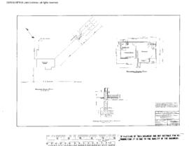 Spokane, Portland, and Seattle Railway Engineering Drawing, Depot at Finley, Washington, 1960
