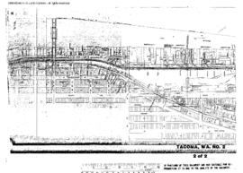 Plat Map of Northern Pacific Facilities at Tacoma, Washington, 1940