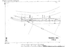 Plat Map of Great Northern Facilities at Barker, Washington, 1914