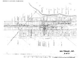 Plat Map of Northern Pacific Facilities at Big Timber, Montana, undated