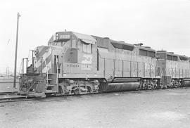 Burlington Northern diesel locomotive 2531 at Pasco, Washington in 1976.