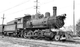 Pacific Coast Railroad steam locomotive number 16 at Renton, Washington in 1951.