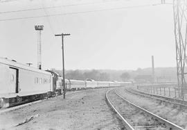 Chicago Burlington & Quincy North Coast Limited at St. Paul, Minnesota, in 1969.