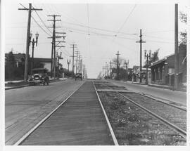 Seattle Municipal Railway Track, Seattle, Washington, circa 1930