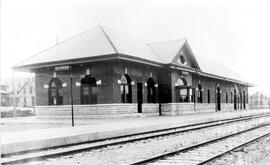 Great Northern Depot at Brandon, Manitoba, undated
