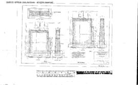 Northern Pacific Engineering Drawing: Piers 2 and 3, Bridge 78 - Olequa Creek, South of Vader, Wa...
