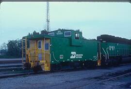 Burlington Northern 12563 at Everett, Washington in 1991.