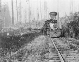 Unidentified Steam Locomotive Number 2, circa 1896.