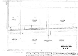 Plat Map of Spokane, Portland, and Seattle Railway Facilities at Macall, Washington, 1915