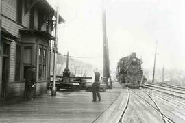 Pacific Coast Railroad station  at Maple Valley, Washington in 1944.