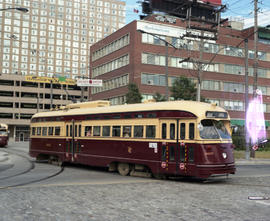 Toronto Transit Commission streetcar 4607 at Toronto, Ontario on July 05, 1990.