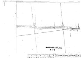 Plat Map of Northern Pacific Facilities at Mc Cormmach, Oregon, 1913