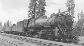 Great Northern Steam Locomotive 3101, Lookout, California, 1950
