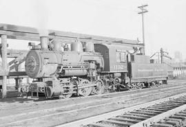 Northern Pacific steam locomotive 1132 at Seattle, Washington, circa 1950.