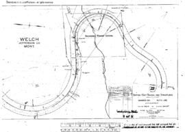 Plat Map of Northern Pacific Facilities at Welch, Montana, 1914