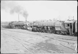 Northern Pacific steam locomotive 2670 at Dilworth, Minnesota, in 1952.