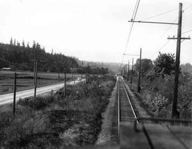 Pacific Coast Railroad/Chicago Milwaukee St. Paul and Pacific Railroad mainline at Maple Valley, ...