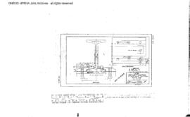 Burlington Northern Engineering Drawing: Deck Beam and Section Irons, Track Scale, undated