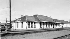 Great Northern Depot at Glasgow, Montana, 1965 or later