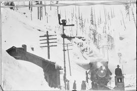 Northern Pacific station at Martin, Washington, circa 1916.