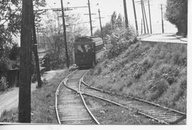 Seattle & Rainier Valley Railway car in Seattle, Washington, 1936